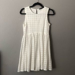 ZARA White Lace Dress